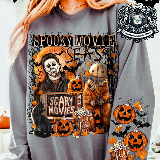 Spooky Movie Season Horror Sweatshirt