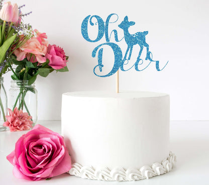 Oh Deer Cake Topper