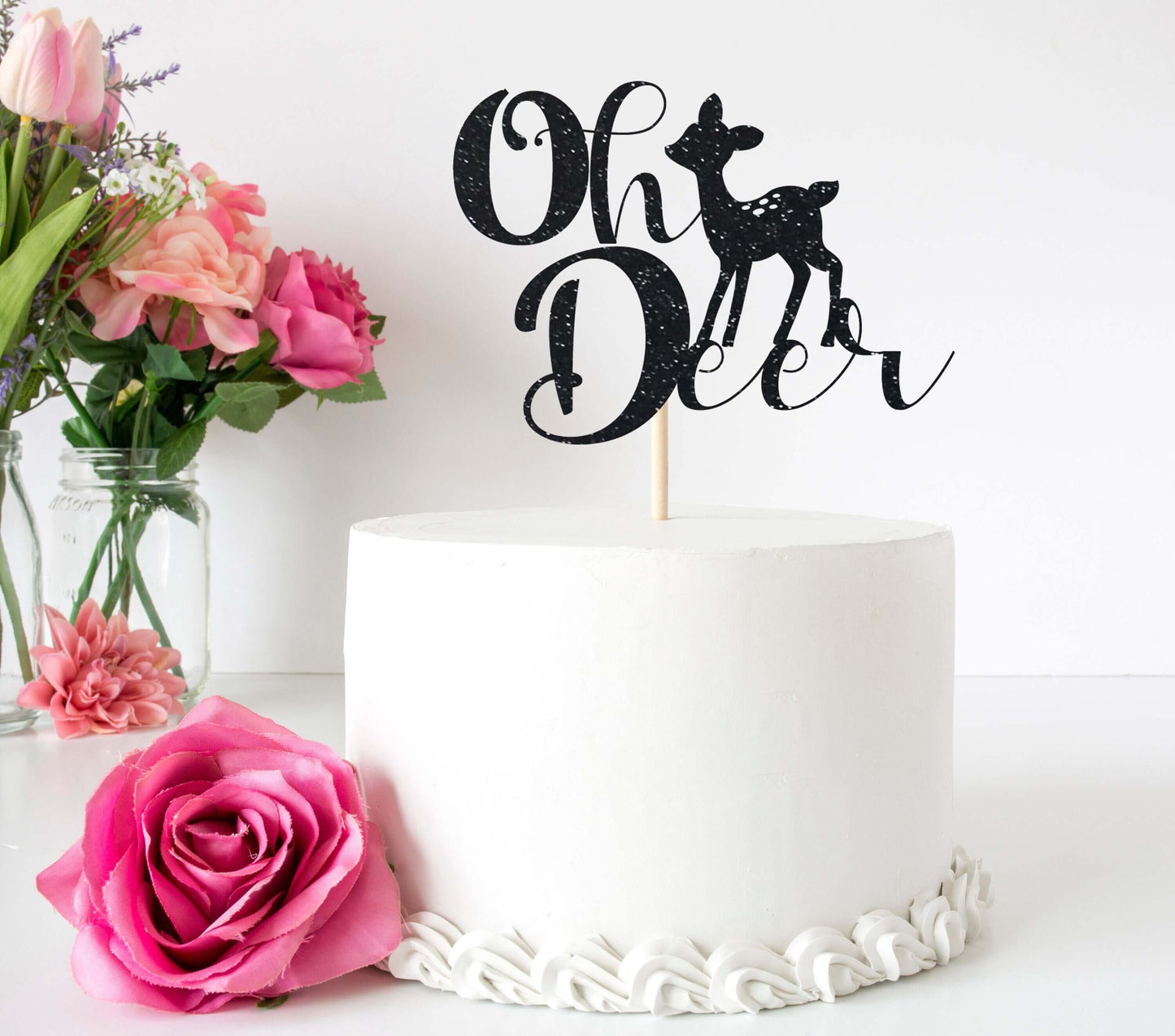 Oh Deer Cake Topper