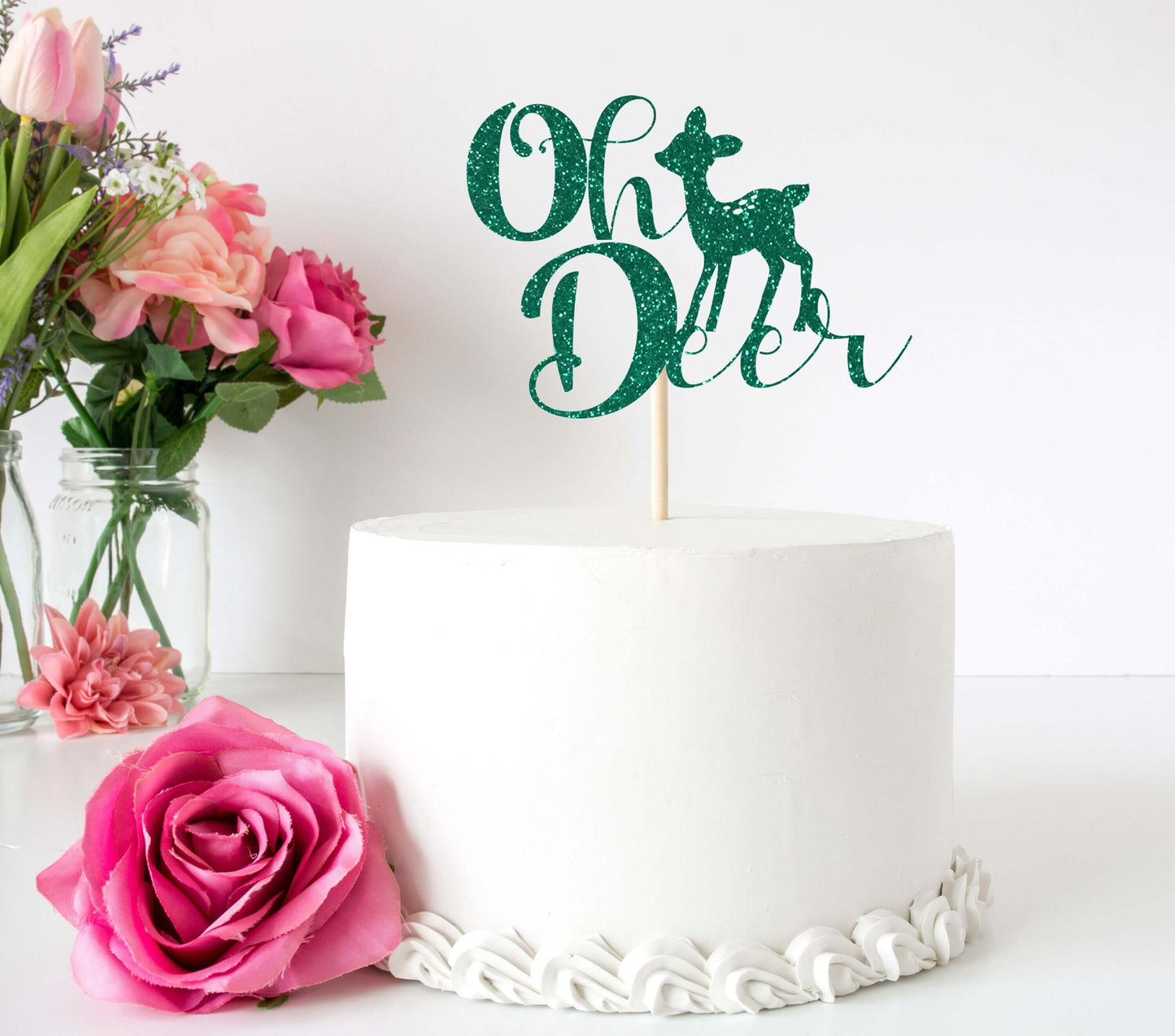 Oh Deer Cake Topper