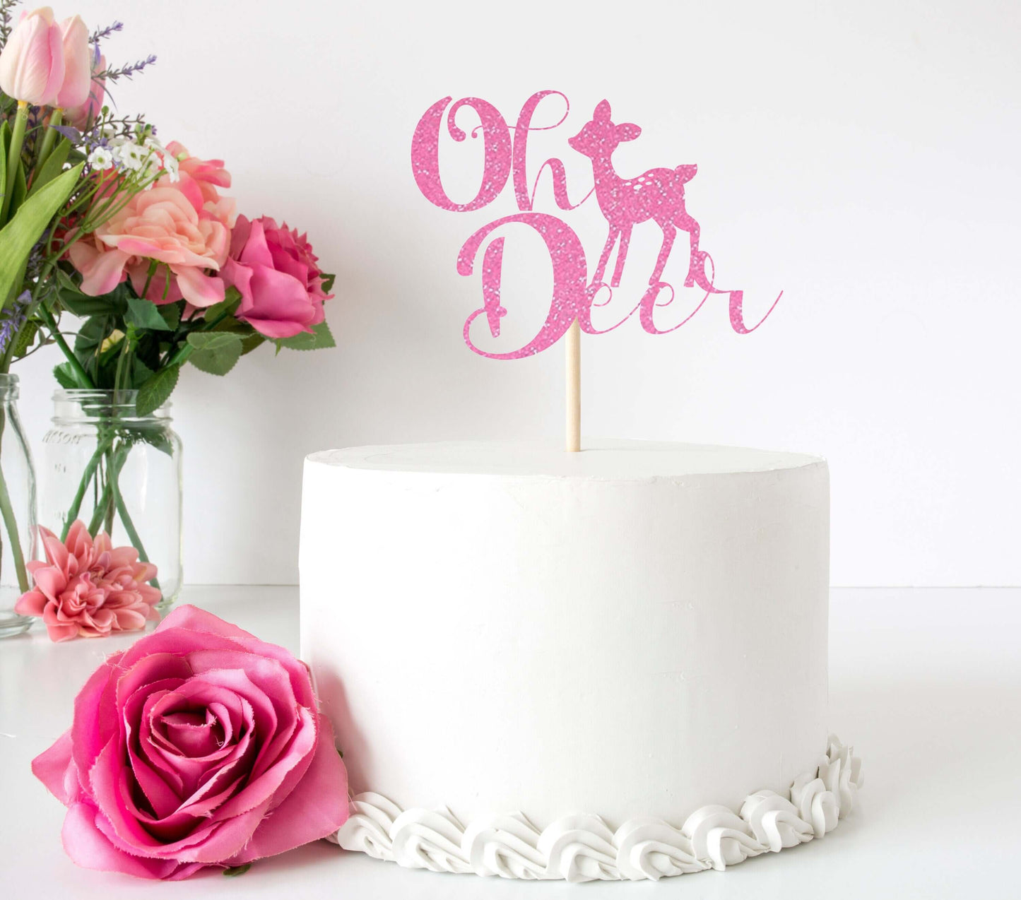 Oh Deer Cake Topper