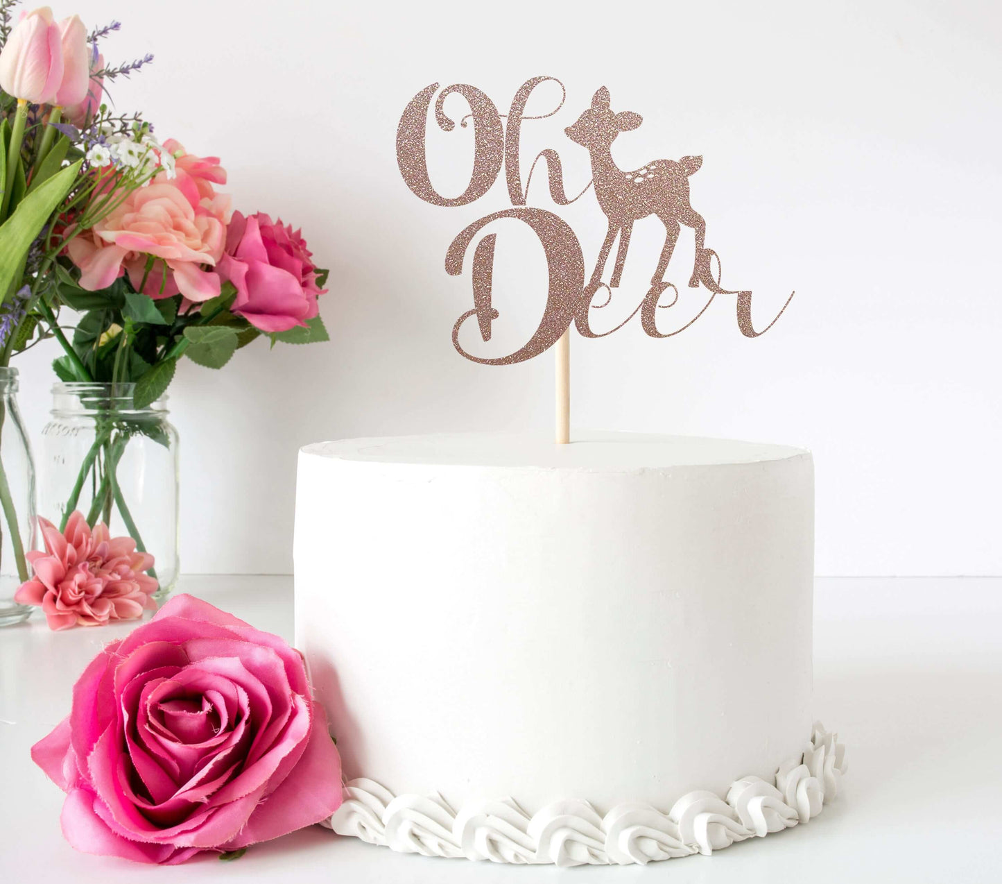 Oh Deer Cake Topper