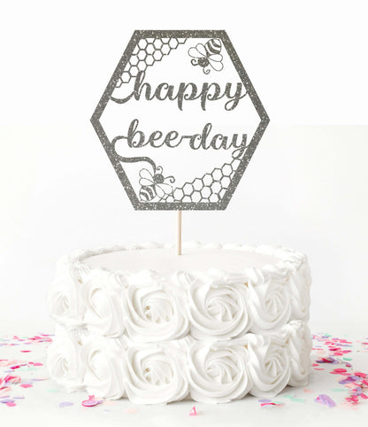 Happy Bee day, Bumble Bee Cake Topper