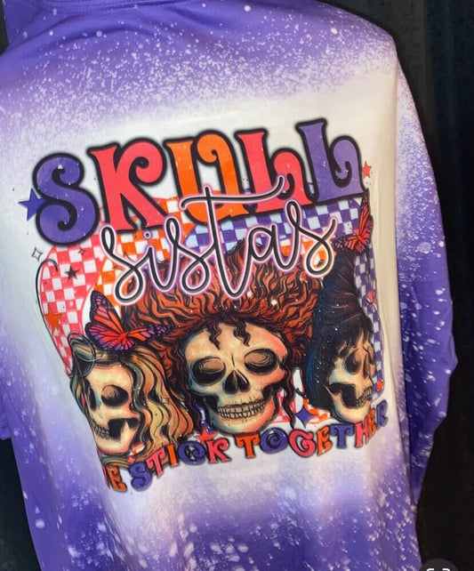 Hocus Pocus Skull Sisters Sublimation T-Shirt