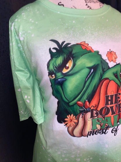 He Loved Fall Most of All , Grinch T-Shirt