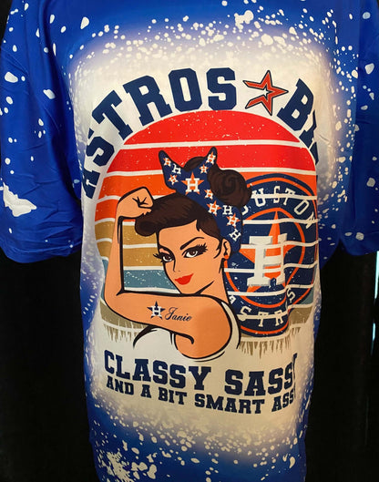 Astros Baseball Babe Sublimation Shirt